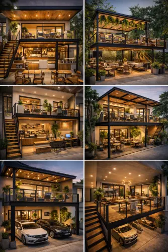 Mezannine Cafe Modern di Antapani
